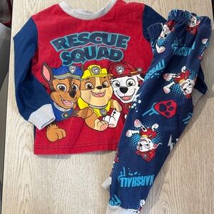 Paw Patrol Red and Blue Kids Matching Set